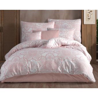 Povlečení LISLE RŮŽOVÉ, květované, bavlna hladká, 140x200cm + 70x90cm 