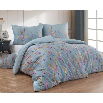 Povlečení Matějovský FRANCINE, levandule, modré, bavlněný satén, digitál (více rozměrů)