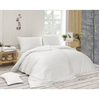 Povlečení Matějovský VICTORIA BÍLÁ květinové, damašek (více rozměrů)