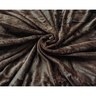 Prostěradlo MIKROFLANEL MyHOUSE 180x200cm, hnědé