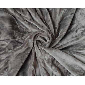 Prostěradlo MIKROFLANEL MyHOUSE 90x200cm, tmavě šedé