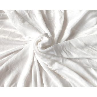 Prostěradlo MIKROFLANEL MyHOUSE 180x200cm, bílé