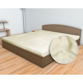 Prostěradlo MIKROFLANEL SLEEP WELL 90x200cm, měsíční třpyt