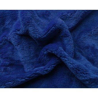 Prostěradlo MIKROFLANEL SLEEP WELL 180x200cm, tmavě modré