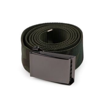 Pružný unisex opasek, textilní 870357/07, maskáčový, šířka 3,8cm, délka 126cm