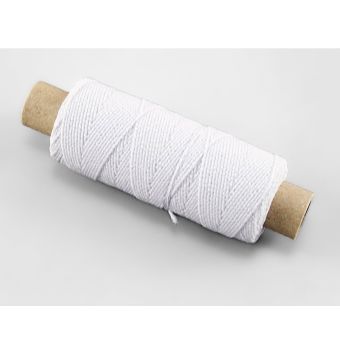 Pružná nit / guma 40122/1101 bílá 1101, návin 30m, průměr 1 mm 