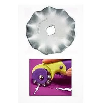 Náhradní čepel do řezacího kolečka DW-RB001W, vlnovková čepel, wave, průměr 45mm, 1 kus v balení