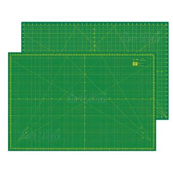 Řezací podložka na látky, patchwork DONWEI DW-12120, samosvorná, zelená, 90x120cm, tloušťka 3mm