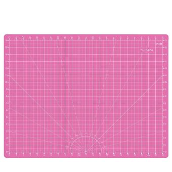 Řezací podložka na látky, patchwork TEXI PINK M, samosvorná, růžová, 60x45cm, vel. M, tloušťka 3mm