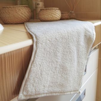 Mikrofroté ručník MIKROFROTÉ, smetanová, 30x50cm