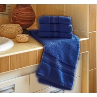 Mikrofroté osuška DITA, tmavě modrá, 70x140cm