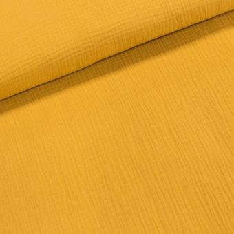 Šatovka / fáčovina 1153 825, jednobarevná hořčicová, š.135cm (látka v metráži)