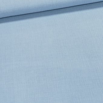 Šatovka / fáčovina, mušelín 99538329, jednobarevná světle modrá, š.135cm (látka v metráži)
