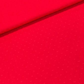 Šatovka viskózová kreš 22370, červená, vystouplé nopky, š.135cm (látka v metráži)