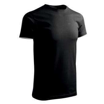 Pánské tričko SCHARF S00304/01 bavlněné, krátký rukáv, černá, více velikostí