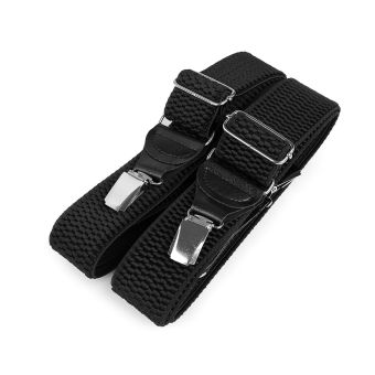 Šle pánské s texturou NEONOVÉ ČERNÉ, délka 120cm, šíře 4cm, tvar Y, 650367/02