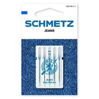 Strojové jehly SCHMETZ 130/705 H-J VDS 90 JEANS/DENIM, na džínsovinu, balení 5 kusů