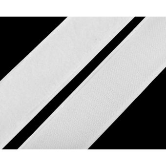 Suchý zip háček + plyš samolepící 750613 bílý, šířka 3cm (v metráži)