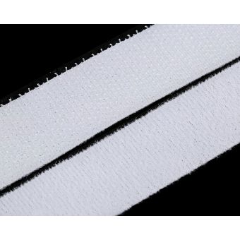 Suchý zip oboustranný 090500/2 bílý, šířka 2cm (v metráži)