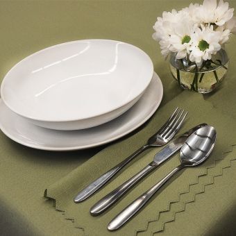 Nešpinivý / teflonový látkový ubrus UNI 3022 OLIVOVÁ, (více rozměrů)