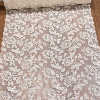 Ubrus PVC / štola DUTCH 2962 BE, krajka, béžová, š.50cm (metráž)