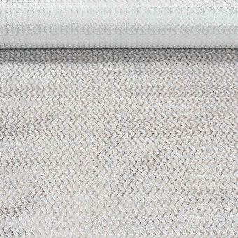 Ubrus PVC vánoční, 23512 STRI krajkový vzor, stříbrné lístky na bílé, š.140cm (metráž)