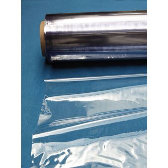 Ubrus PVC průhledný 0009, bez vzoru, š.130cm, role 50m