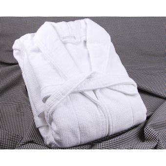 Župan SMARAGD bílý, bavlněné froté, unisex, 450g/m2 (více velikostí)