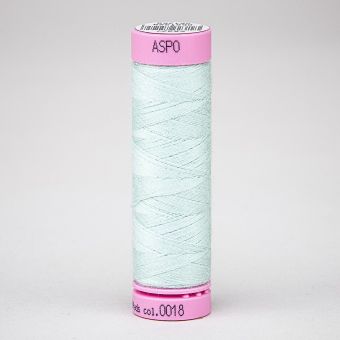 Univerzální šicí nit Amann ASPO 120 polyesterová, modro-bílá 0018, návin 100m 