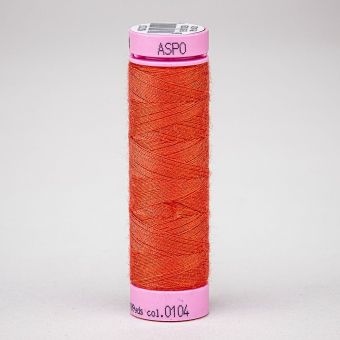 Univerzální šicí nit Amann ASPO 120 polyesterová, oranžovo-červená 0104, návin 100m 