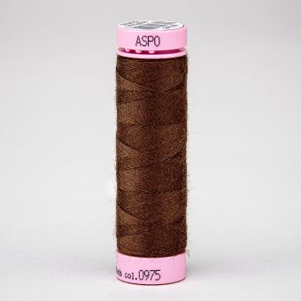 Univerzální šicí nit Amann ASPO 120 polyesterová, kávová hnědá 0975, návin 100m 