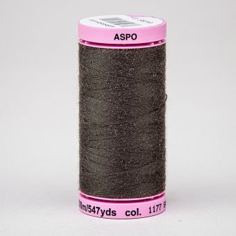 Univerzální šicí nit Amann ASPO 120 polyesterová, tmavě khaki zelená 1177, návin 500m 
