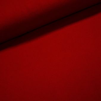 Bavlněný úplet TEPLÁKOVINA 81980245 UNI jednobarevná červená, š.180cm (látka v metráži)