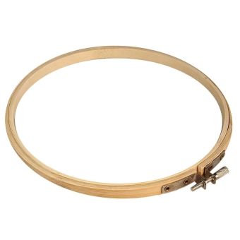 Vyšívací bambusový kruh 070164, světlý, průměr 18cm