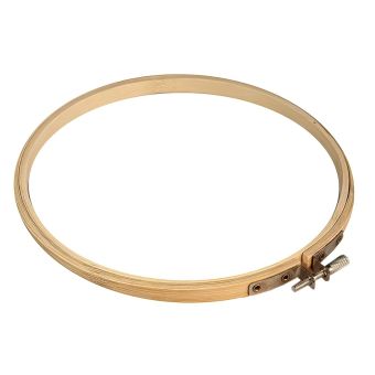 Vyšívací bambusový kruh 090735, světlý, průměr 15cm