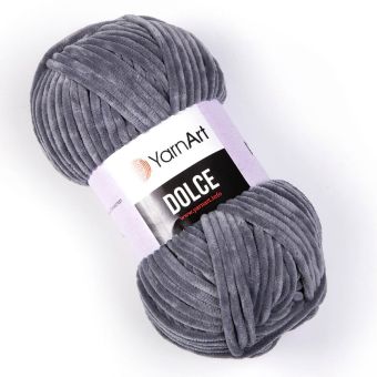 Pletací příze YarnArt DOLCE 760 šedá, efektní, 100g/120m