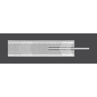 Záclonová řasící páska, stuha TZ19, vitrážová na tyč, univerzální řasení, transparentní, šířka 5cm (v metráži)