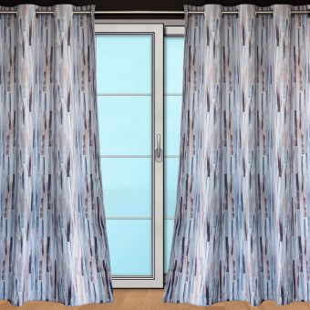 Zatemňovací / termoizolační závěs, blackout 10075/1 šedo-béžové šmouhy, šířka 150cm (látka v metráži)