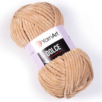Pletací příze YarnArt DOLCE 747 béžová, efektní, 100g/120m