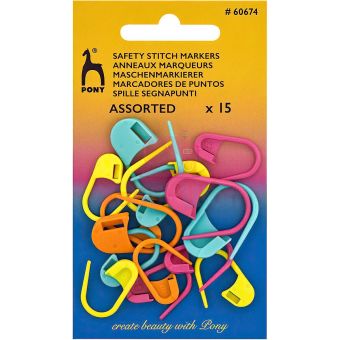 Značkovač PONY označovač, plast, sada 15ks (5ks větší, 10 ks menší)