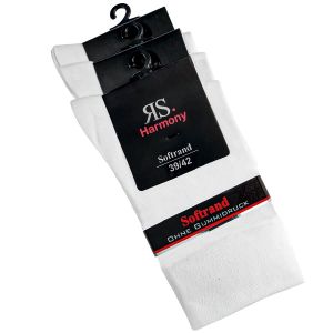 Ponožky zdravotní 13310, bílé, klasické, bez gumiček, unisex, 3 páry (více velikostí)