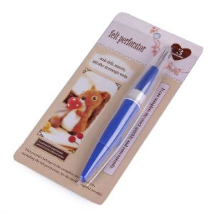 Pero s jehlami na plstění 040249/2, 3 jehly, vyměnitelné jehly, modré