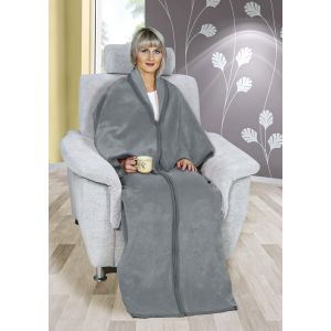 Televizní pytel KORALL MICRO, jednobarevný, světle šedý, 150x180cm