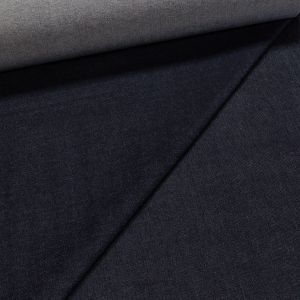 Bavlněná riflovina (denim, džínovina) modrá, klasická, š.160cm, 340 g/m2, 100% bavlna (látka v metráži)