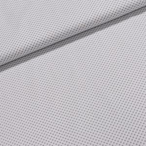 Bavlněné plátno Jolana JO008/07 světle šedý puntík na bílé 2mm, š.150cm (látka v metráži)
