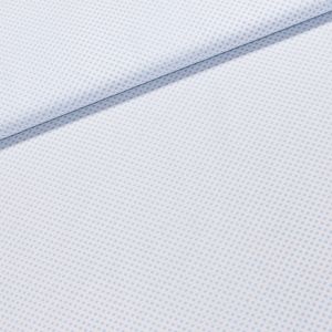 Bavlněné plátno Jolana JO008/09 světle modrý puntík na bílé, š.150cm (látka v metráži)