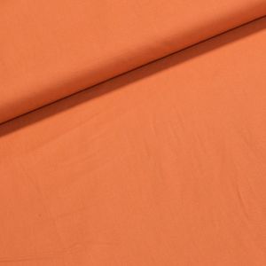 Bavlněné plátno SANDRA UNI jednobarevná tmavě oranžová, š.140cm (látka v metráži)