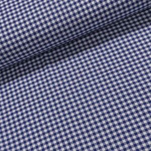 Bavlněný kanafas SOFI 0,5x0,5cm modrý, š.140cm (látka v metráži)
