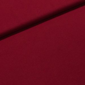 Bavlněný úplet TEPLÁKOVINA SP-GRETA 39 jednobarevná uni vínová, š.180cm (látka v metráži)