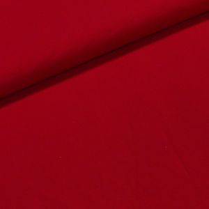 Bavlněný úplet TEPLÁKOVINA  SP-GRETA 8 jednobarevná uni červená, š.185cm (látka v metráži)